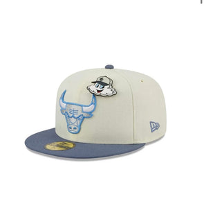 Chicago Bulls 59FIFTY The Elements White/Grey Cap