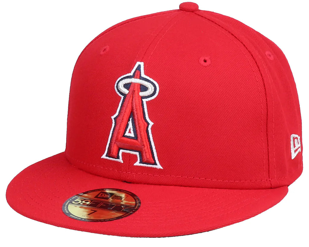 Los Angeles Angels Authentic On-Field 59Fifty Red Fitted Cap - New Era