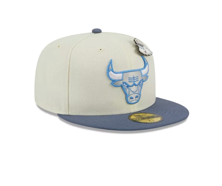 Chicago Bulls 59FIFTY The Elements White/Grey Cap