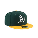 Oakland Athletics 59FIFTY MLB AC Perf Green Cap