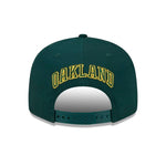 Oakland Athletics 9FIFTY Side Patch Script Green Cap