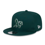 Oakland Athletics 9FIFTY Side Patch Script Green Cap