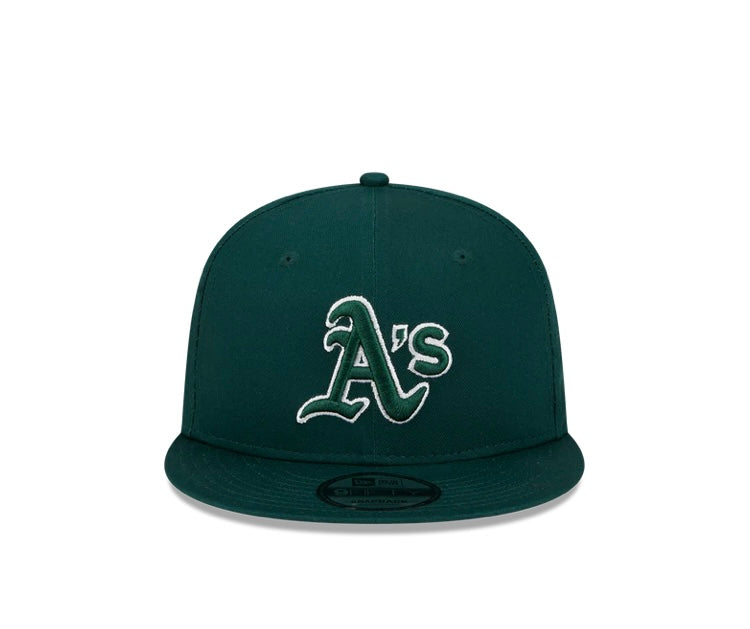 Oakland Athletics 9FIFTY Side Patch Script Green Cap