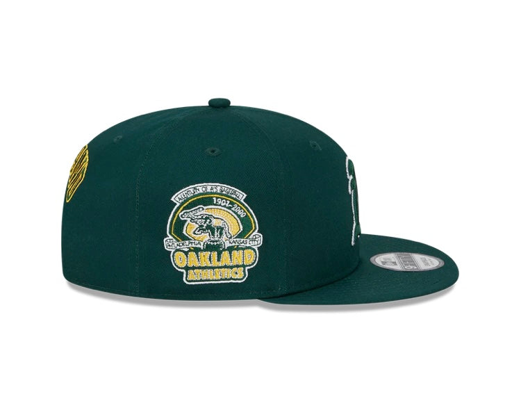 Oakland Athletics 9FIFTY Side Patch Script Green Cap