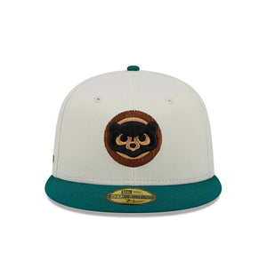 Chicago Cubs 59FIFTY Camp 16753 Stone/Green Cap