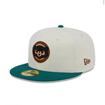 Chicago Cubs 59FIFTY Camp 16753 Stone/Green Cap