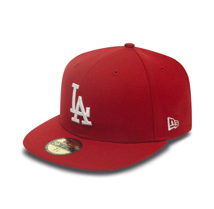 Los Angeles Dodgers 59FIFTY MLB Basic Scarlet/White Cap