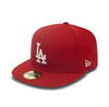 Los Angeles Dodgers 59FIFTY MLB Basic Scarlet/White Cap
