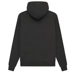 FEAR OF GOD ESSENTIALS WAFFLE RAGLAN HOODIE OFF BLACK CLOTHING