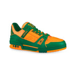 Green Orange Monogram Trainer