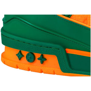 Green Orange Monogram Trainer