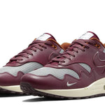 NIKE AIR MAX 1 PATTA WAVES RUSH MAROON